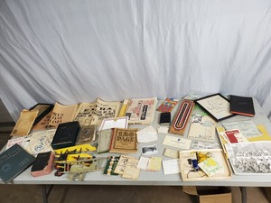lot 82 image: Large Lot of Neat Old Paperwork, Mail, Newspapers, and More