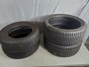 lot 127 image: 18 inch and 14 inch Tires