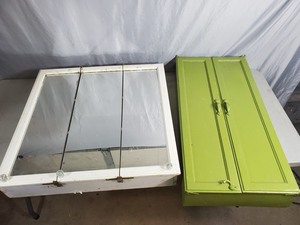 lot 137 image: 2 Vintage Medicine Cabinets