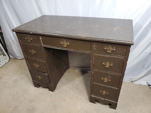 lot 152 image: Vintage Wood Desk