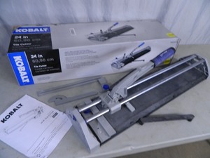 lot 49 image: Kobalt 24 inch Tile Cutter