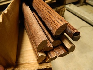 lot 15 image: 10 New Pcs 94 inch Quarter Round Trim  Molding