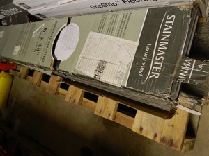 lot 34 image: 4 Cases - 76 sq ft Total - Stainmaster Luxury Vinyl Flooring