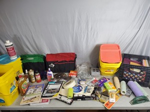 lot 169 image: Huge Lot of Shop Supplies, Drywall, Painting, Hardware