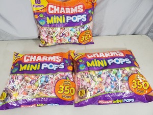 lot 62A image: 3 New Bags of Charms Mini Pops - 1050 Pops Total