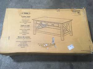Winsome Xola 37 in. Cappuccino Medium Rectangle Wood Coffee Table with Drawers