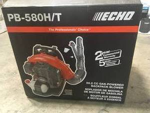 Echo 216 MPH 517 CFM 58.2 cc Gas 2-Stroke Cycle Backpack Leaf Blower with Hip Throttle not used