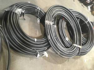 Assorted IPS 100 psi NSF Poly Pipe rolls  see pictures