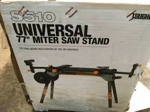Toughbuilt S510 Universal 77 Mitersaw Stand not used see pictures