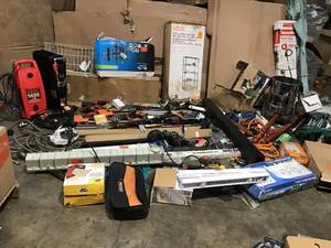 Large Lot of mixed tools and hardware - various conditions and products some may be incomplete or damaged