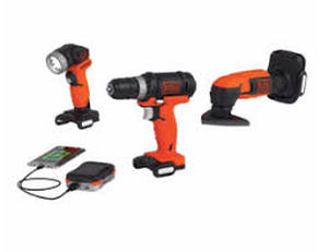 Black & Decker 3-Piece Battery Power Tool Set