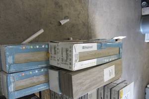 lot 19 image: 24 in. x 6 in. Blonde Wood Glazed Porcelain Floor and Wall Tile (291 Sq Ft)