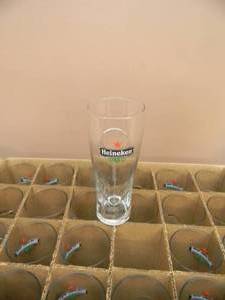 lot 12 image: 24 HEINEKEN BEER GLASSES - NEW IN THE BOX - SEE PICTURES