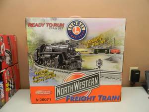 lot 1 image: LIONEL # 6 - 30071 - NORTH WESTERN STEAM FREIGHT TRAIN SET - NEW IN BOX - GREAT PIECE - SEE PICTURES