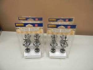lot 4 image: LEMAX LIGHTED TRAIN ACCESSORIES - 4 UNOPENED RR CROSSING - NEW IN PACKAGE - SEE PICTURES