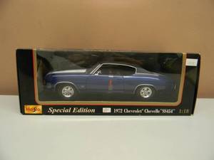 lot 5 image: MAISTO 118 SCALE 1972 CHEVROLET CHEVELLE SS 454 DIECAST - NEW IN BOX - SEE PICTURES