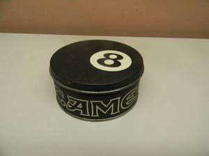 lot 23 image: Vintage Zippo Lighter Camel 8 Ball Complete Set Lighter Tin And Ashtray - VERY COOL - SEE PICTURES