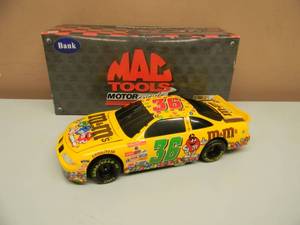 lot 38 image: MAC TOOLS ERNIE IRVAN 1998 PONTIAC  #36 M&M 124 SCALE - LIMITED EDITION 1 OF 4500 - NEW IN BOX - SEE PICTURES