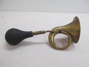 vintage brass horn