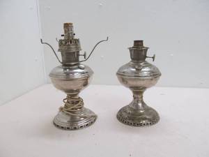 Aladdin oil lamp base, Aladdin converted lamp
