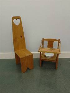 Two Pieces of Vintage Kids Furniture