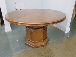 Round Wooden Dining Table
