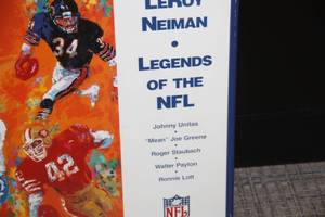 Wheaties Legends of the NFL Framed Poster