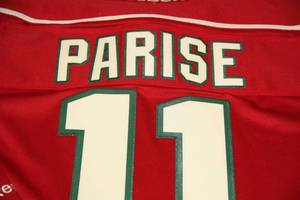 Reebok Zack Parise Sewn Replica Minnesota Wild Hockey Jersey Medium