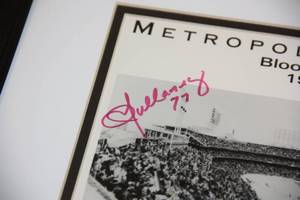 1981 Minnesota Vikings Framed Autographed Photo  Jim Marshall
