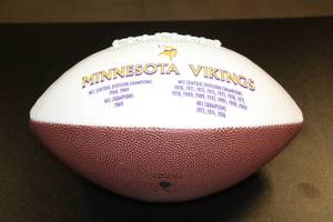 Minnesota Vikings Multi Signed Autograph Football