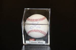 Minnesota Twins Trevor May Single Signed Autograph Baseball