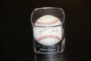 Jake Cave Single Signed Autograph Baseball