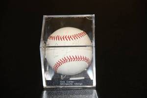 Cris Carter Single Signed Autograph Baseball