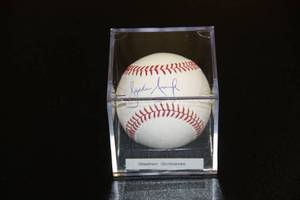 Stephen Gonslaves Single Signed Autograph Baseball