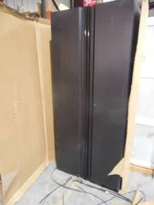lot 44 image: Heavy Duty Welded 64 in. W x 81 in. H x 24 in. D Steel Garage Cabinet