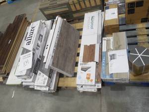 lot 104 image: ASSORTED PALLET LOT OF FLOORING ITEM