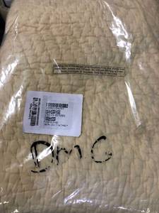 Company Cotton Buttercream Solid FullQueen Quilt, C3A3-FQ-BUTTCREM, NEW