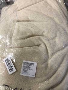 Imperial American Merino Wool Queen Mattress Pad - Natural, M410-01-Q-NATURAL, NEW