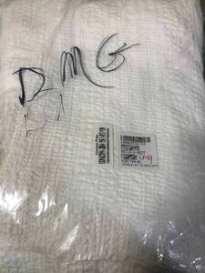 Interwoven White Solid Cotton Blend Full Duvet Cover,50331D-F-WHITE, NEW