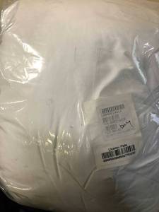 Body 20 x 72 TCS Down-Free Down Alternative Medium Density Pillow Insert, PO46-BDMED-WHITE, NEW