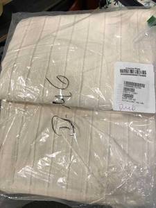 Legends Egyptian Cotton Ivory King Woven Blanket, KN82-K-IVORY, NEW