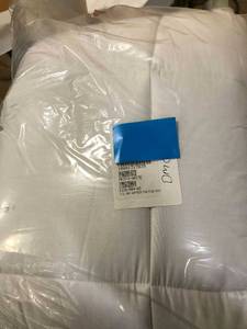 CoolMAX Mattress Pad White Size King, MB35-K-WHITE, NEW