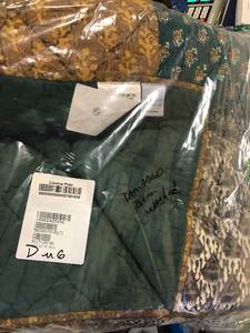 Multicolored Floral Cotton Patchwork FullQueen Quilt, 50234Q-FQ-MULTI, NEW