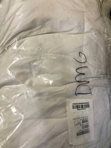 Organic Light Warmth White King Down Comforter, C2V6-K-WHITE, NEW