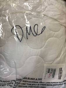 Quiet Waterproof Quilted Cotton Mattress Pad, MB21-K-WHITE, NEW