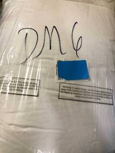 Supreme Extra Firm Down Queen Pillow (1), PP49-Q-WHITE, NEW