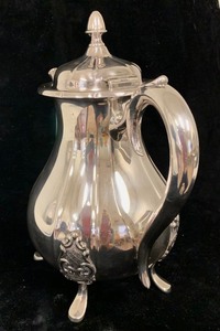 lot 5 image: Theodor Olsen Silverplate CoffeeHot Water Serving Pot #2