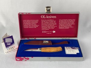 lot 8 image: OL-Kniven Kristin Norwegian Knife from 1994 Lillehammer Olympics Edition
