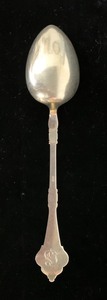 lot 23 image: Vinage Sterling Silver Serving Spoon 830S