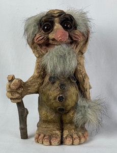 lot 100 image: Ny Form Norwegian Troll, Style #116, Troll Man, 9.5 Tall